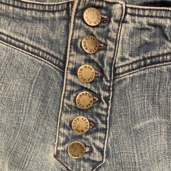 VTG 1980’s Rag City Blues Los Angeles High Waisted Jeans Sz 9/10 Button Fly - Picture 3 of 14